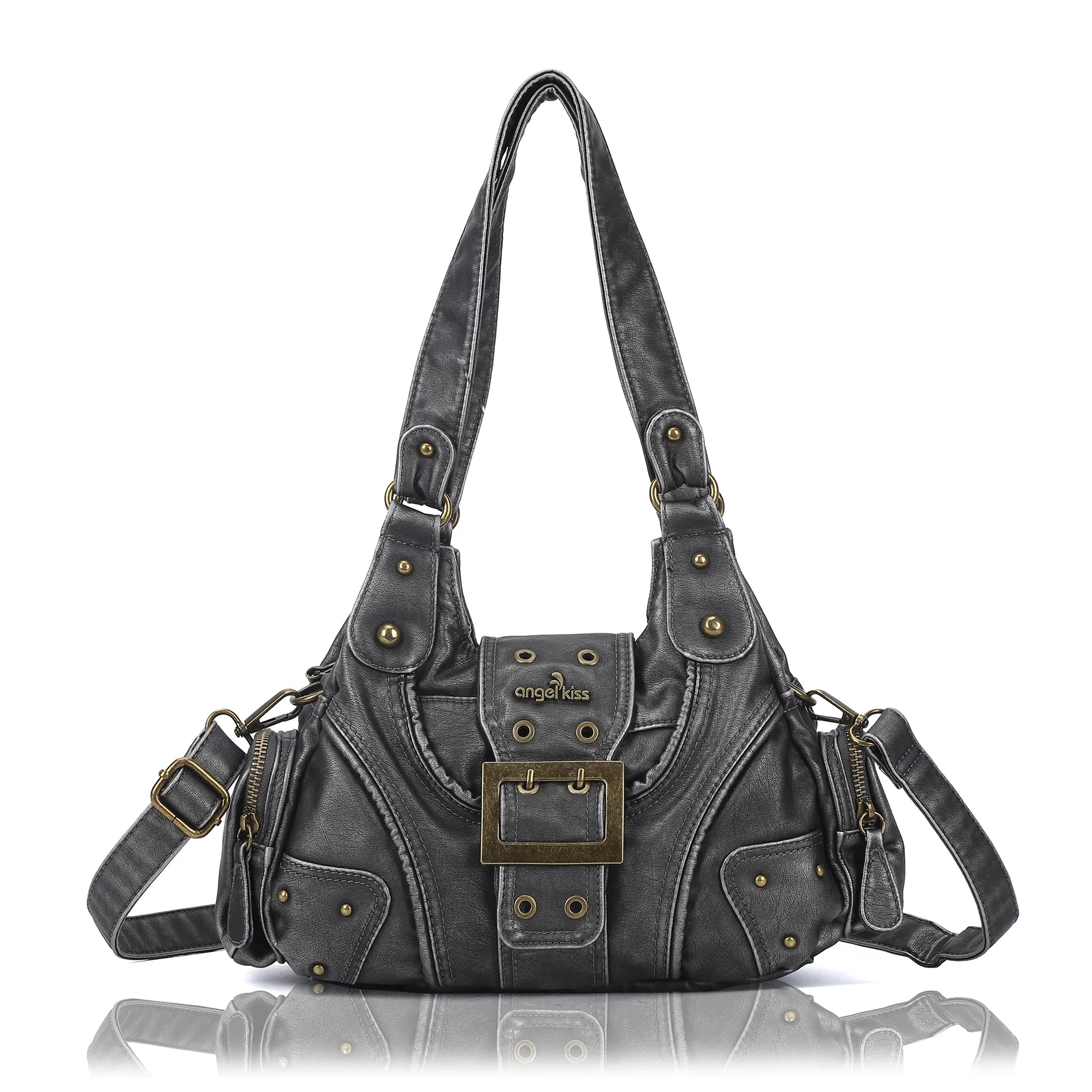 ARK別注 MULTI POCKETS SHOULDER BAG SMALL Multi-Pocket Shoulder Bags for Everyday Outfits with Front-Pocket